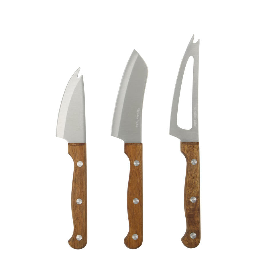 Osteknive, 3 stk - Natur